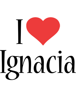 Ignacia i-love logo