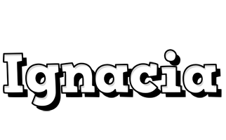Ignacia snowing logo