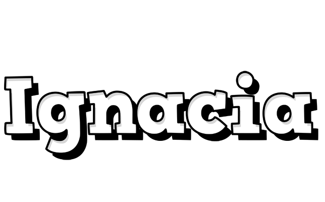 Ignacia snowing logo