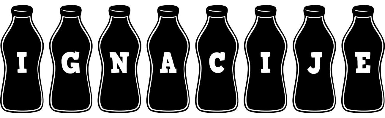 Ignacije bottle logo