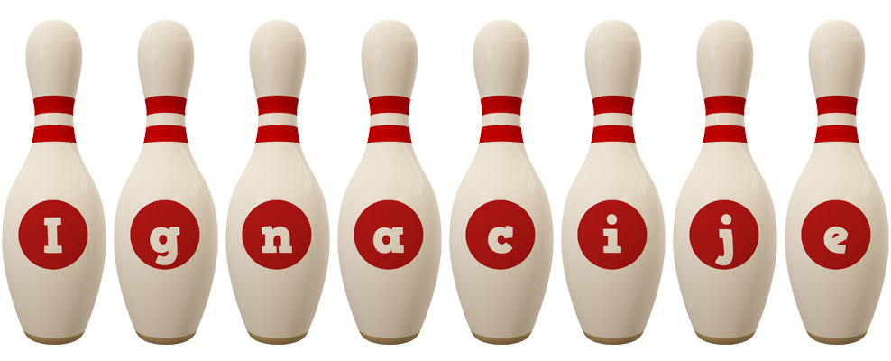 Ignacije bowling-pin logo