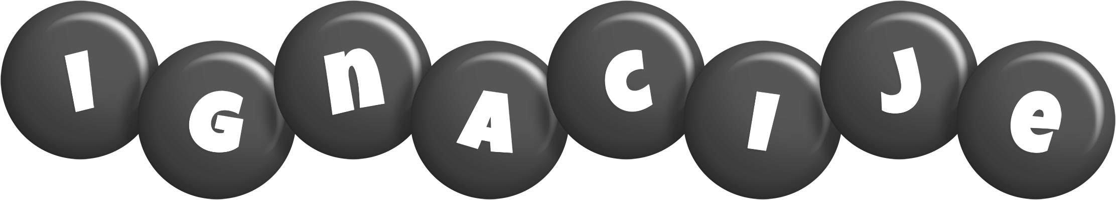 Ignacije candy-black logo