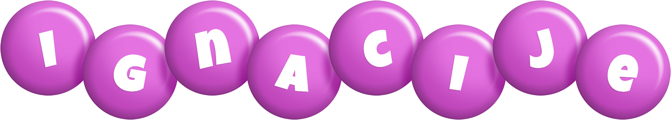 Ignacije candy-purple logo