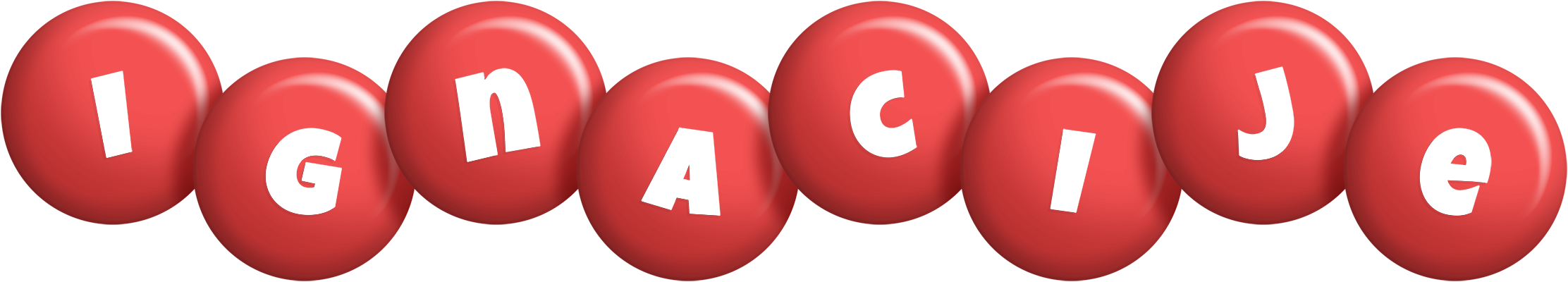 Ignacije candy-red logo