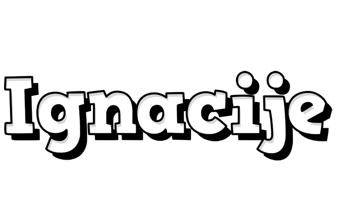 Ignacije snowing logo