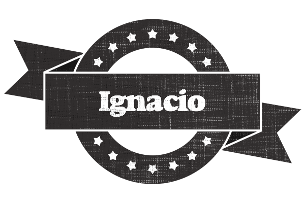 Ignacio grunge logo