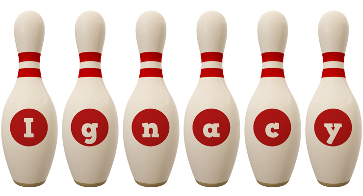 Ignacy bowling-pin logo