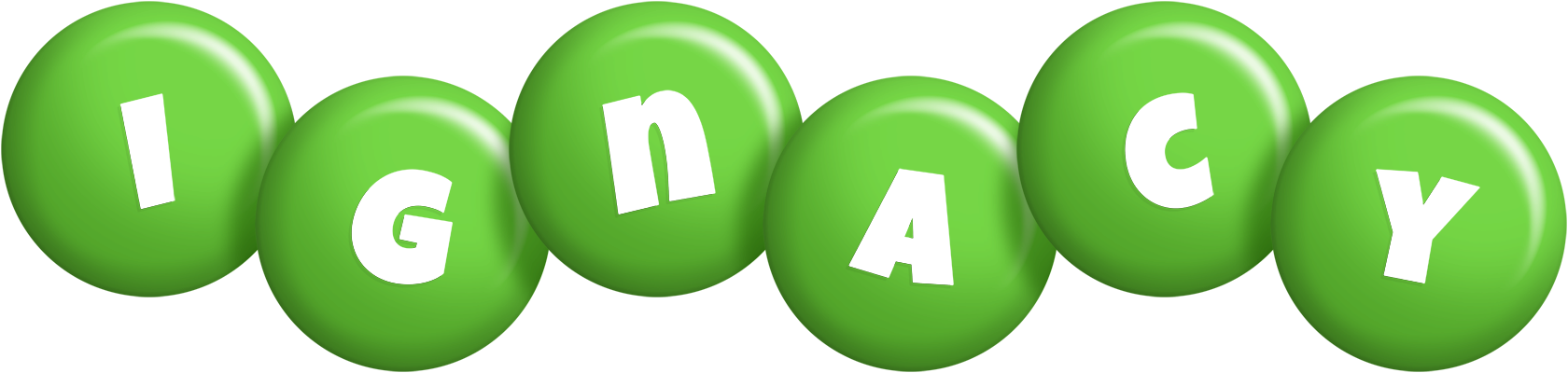 Ignacy candy-green logo