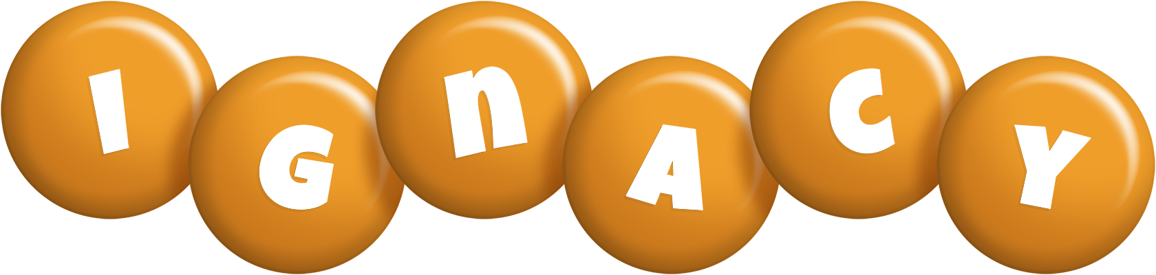 Ignacy candy-orange logo