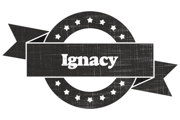 Ignacy grunge logo