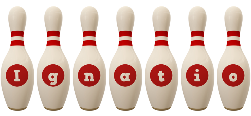 Ignatio bowling-pin logo
