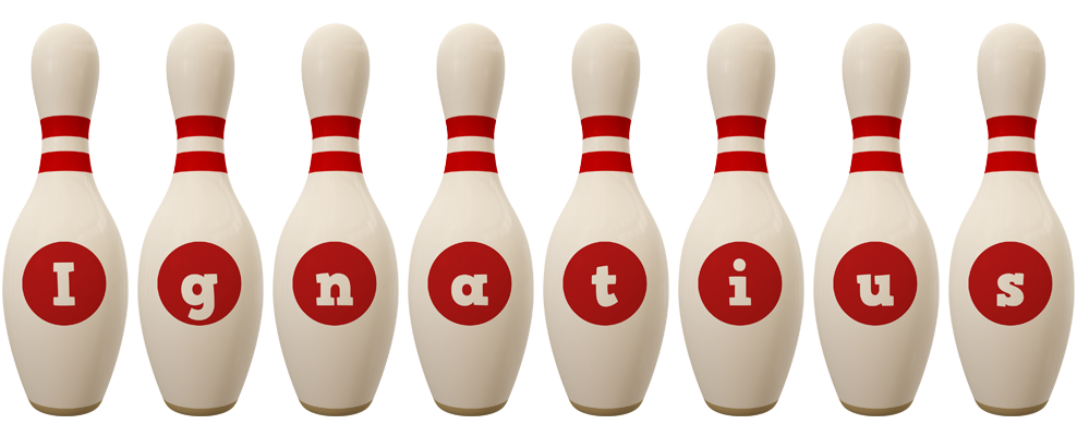 Ignatius bowling-pin logo