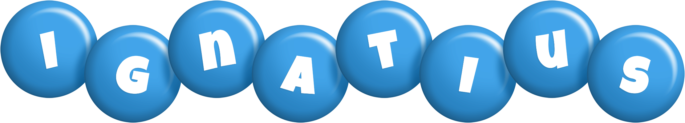Ignatius candy-blue logo