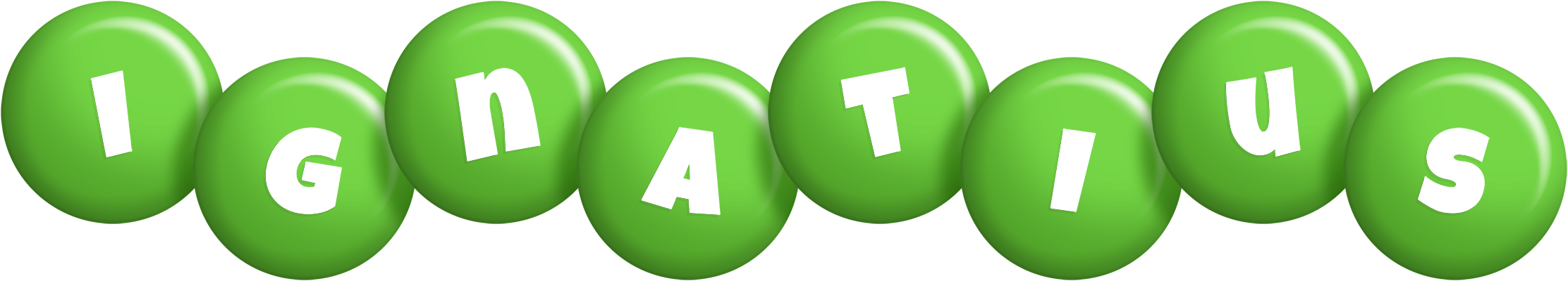 Ignatius candy-green logo