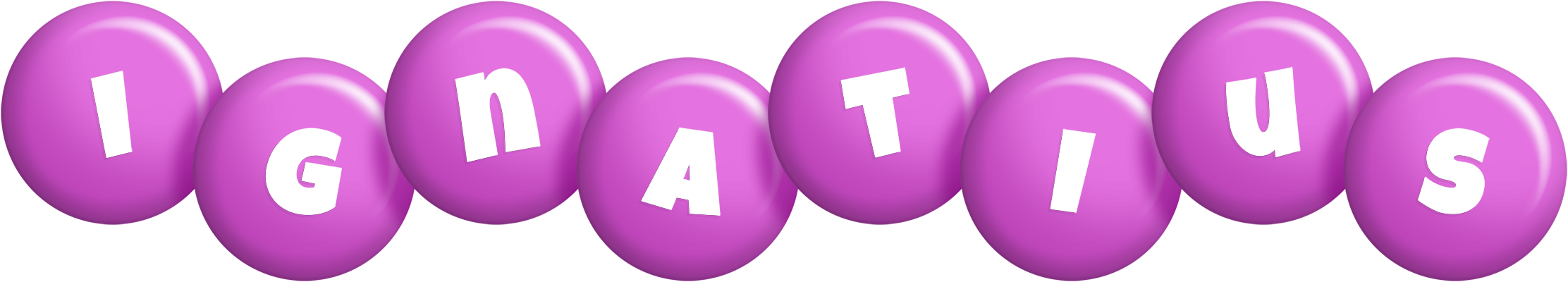 Ignatius candy-purple logo