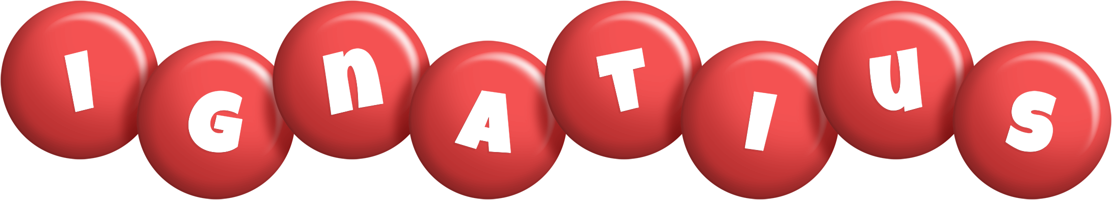 Ignatius candy-red logo