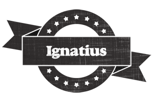 Ignatius grunge logo