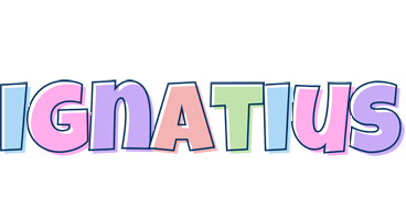 Ignatius pastel logo