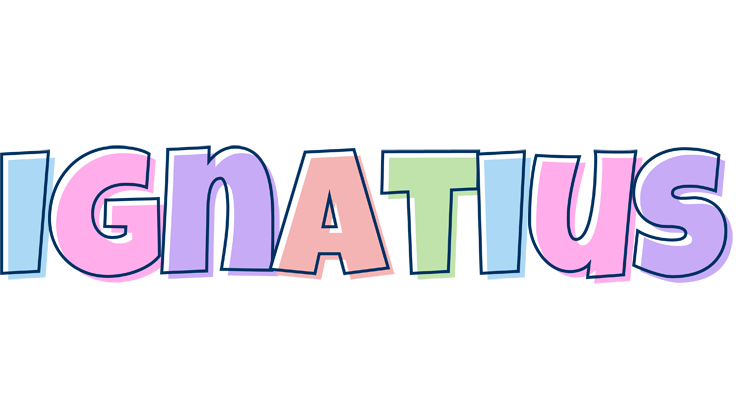 Ignatius pastel logo