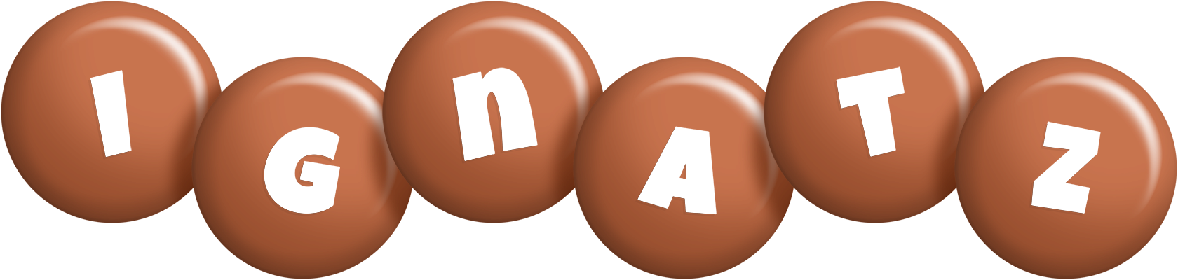 Ignatz candy-brown logo