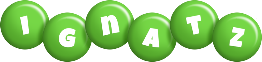Ignatz candy-green logo