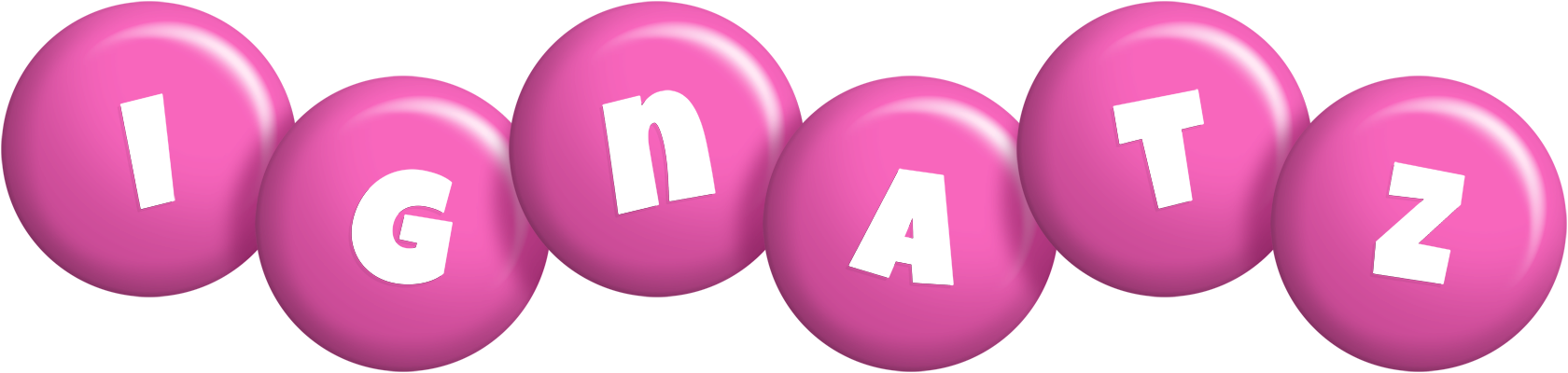 Ignatz candy-pink logo