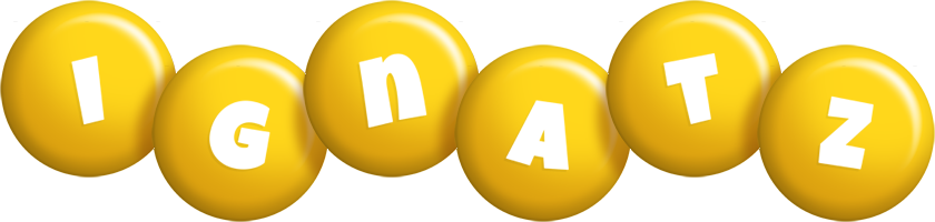 Ignatz candy-yellow logo
