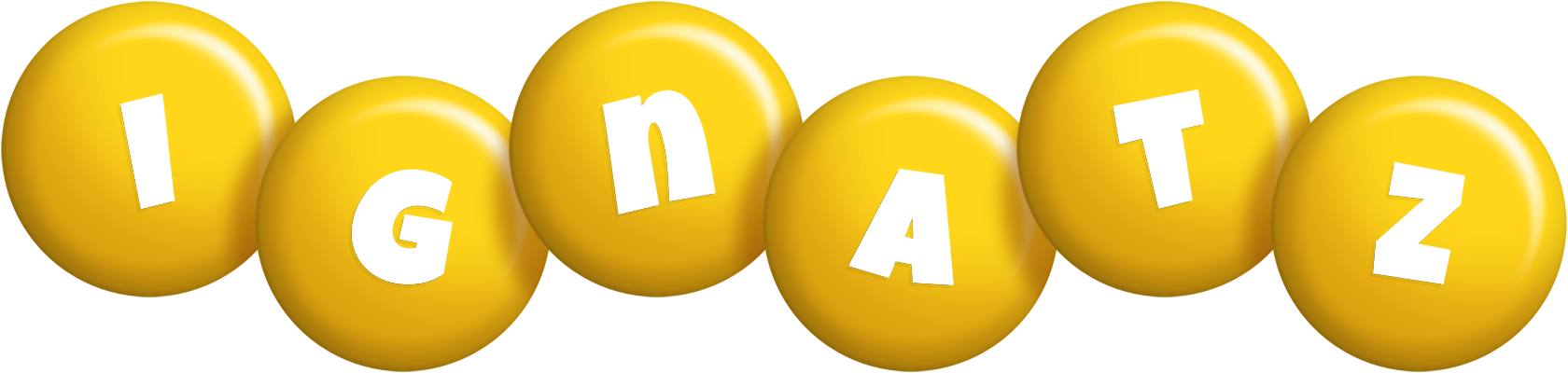 Ignatz candy-yellow logo