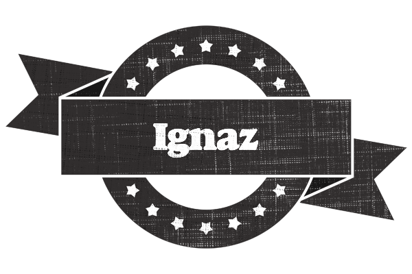 Ignaz grunge logo