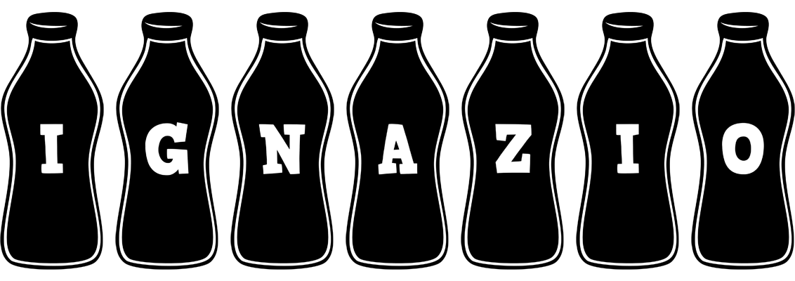Ignazio bottle logo