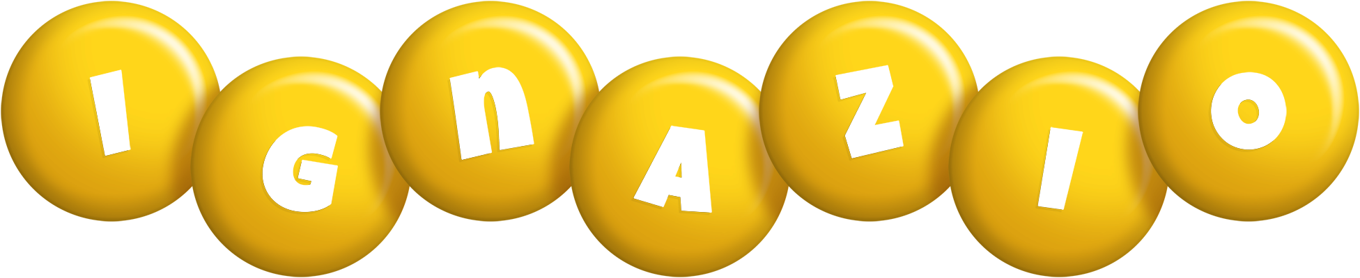 Ignazio candy-yellow logo
