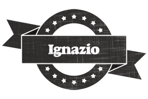 Ignazio grunge logo