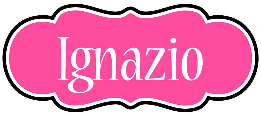 Ignazio invitation logo