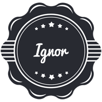 Ignor badge logo