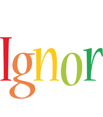 Ignor birthday logo