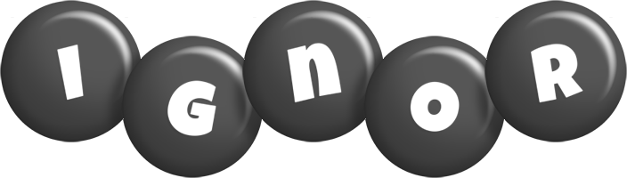 Ignor candy-black logo