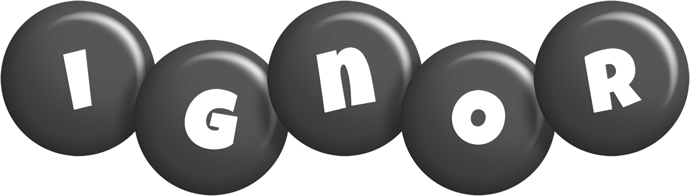 Ignor candy-black logo