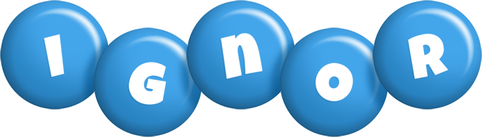 Ignor candy-blue logo