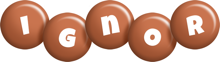 Ignor candy-brown logo