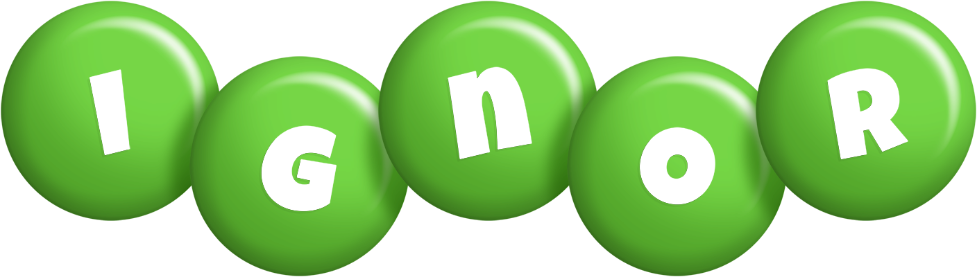 Ignor candy-green logo