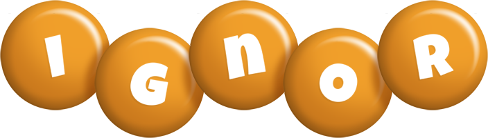 Ignor candy-orange logo