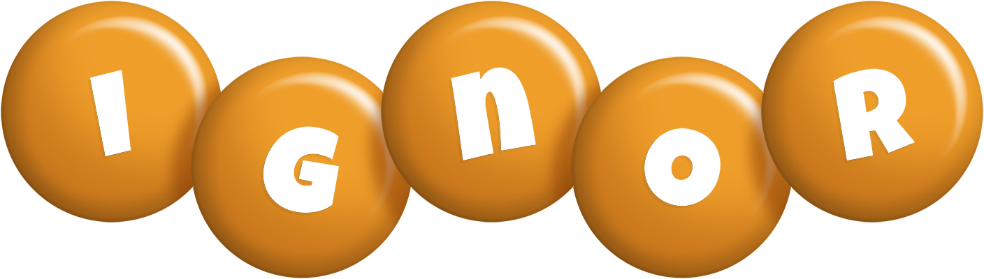 Ignor candy-orange logo