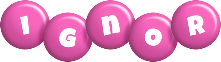 Ignor candy-pink logo