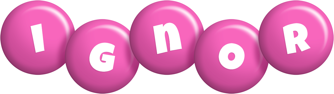 Ignor candy-pink logo