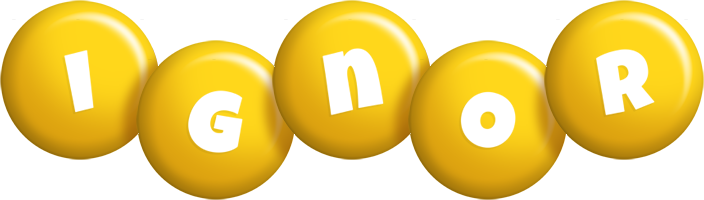 Ignor candy-yellow logo