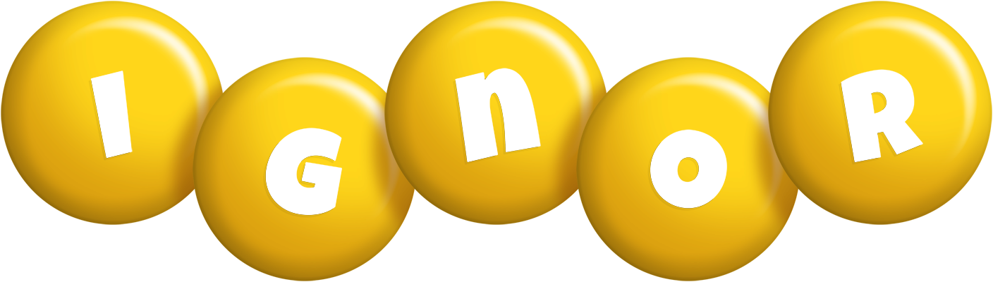 Ignor candy-yellow logo