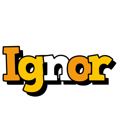 Ignor cartoon logo
