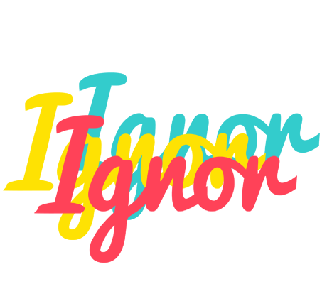 Ignor disco logo