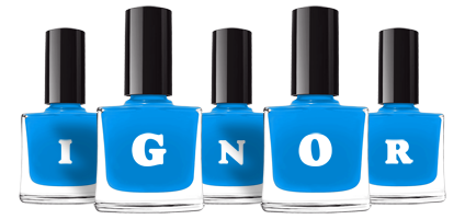 Ignor glossy logo