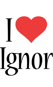 Ignor i-love logo